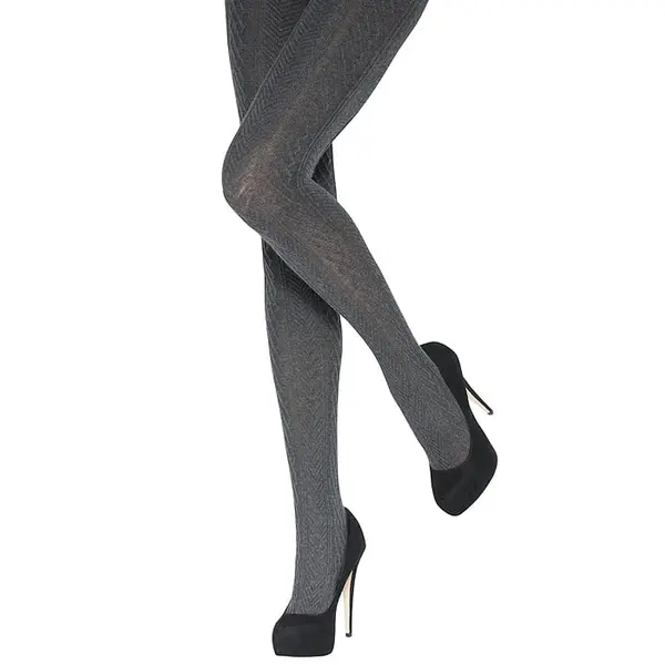 Giulia Fashion Net Chevron Tights