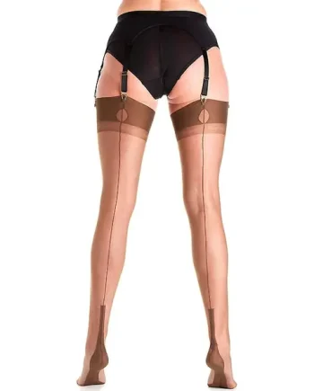 Gio Fully Fashioned Susan Heel Vintage Stockings