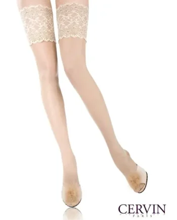 Cervin Rive Gauche Silk Hold Ups