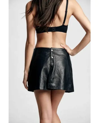 Soft Leather Skirt open panels