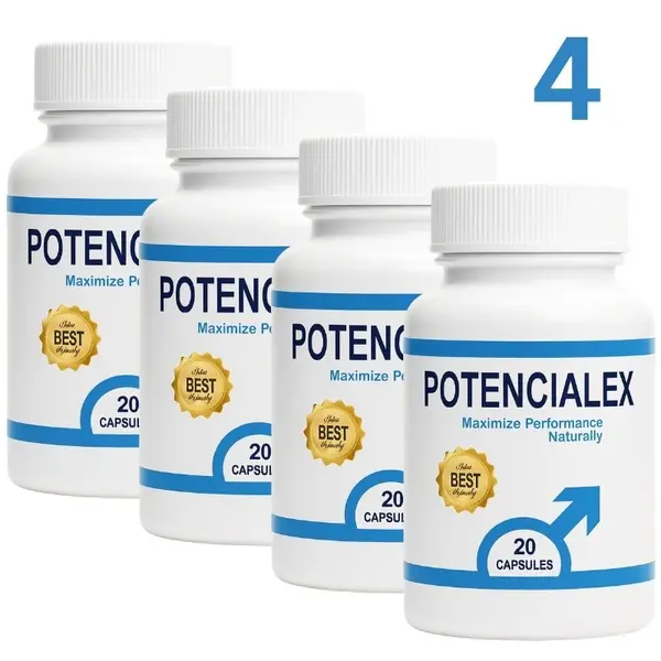 4 x Potencialex - Boost Your Sexual Performance and Stamina