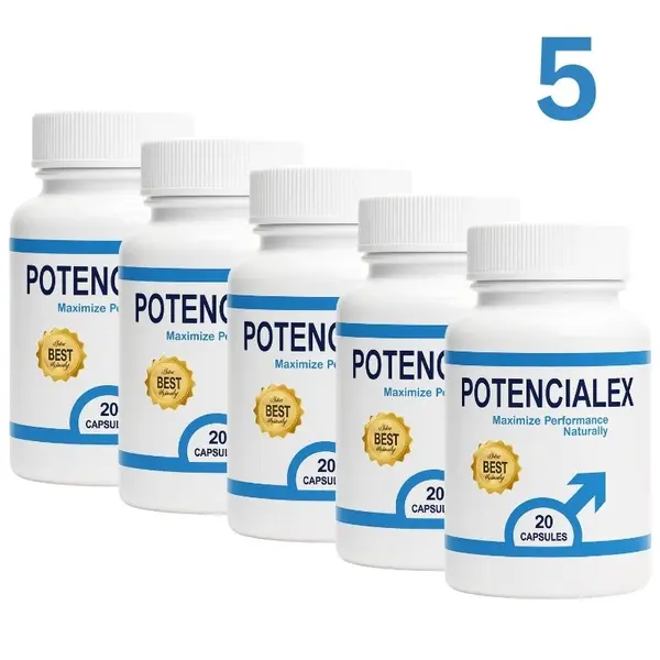 5 x Potencialex - Boost Your Sexual Performance and Stamina