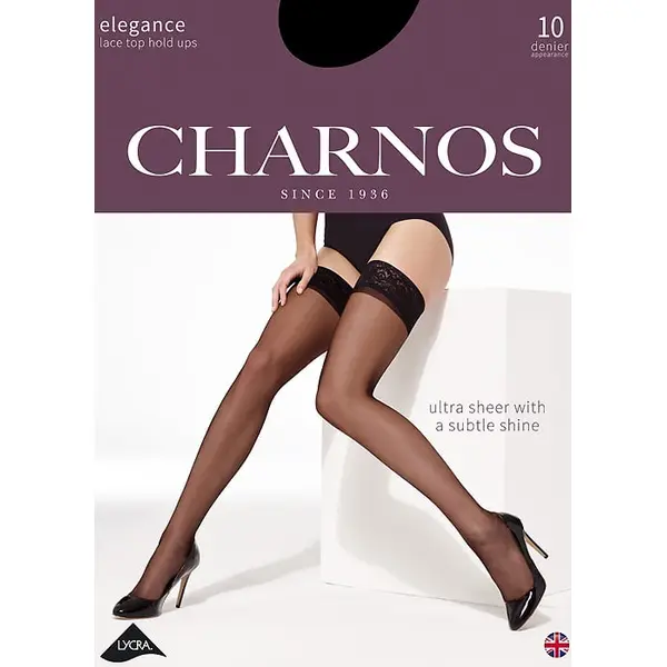 Charnos Elegance Lace Top Hold Ups