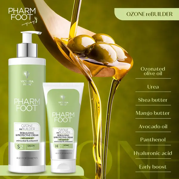 Pharm Foot OZONE reBUILDER – REBUILDING & PROTECTIVE CREAM 75ml