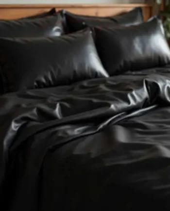 Leather Single Bedding Duvet Cover Full Grain 140x200