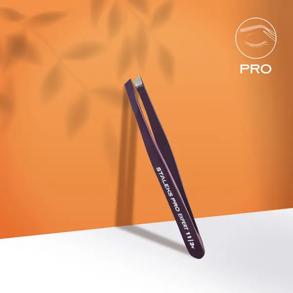 Staleks EYEBROW TWEEZERS EXPERT 11/3 violet