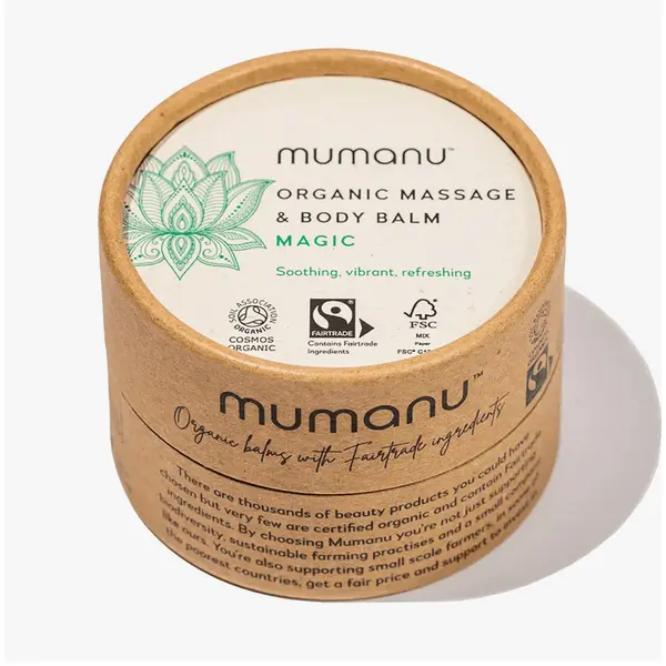 Mumanu Organic & Fairtrade Massage & Body Balm – Magic