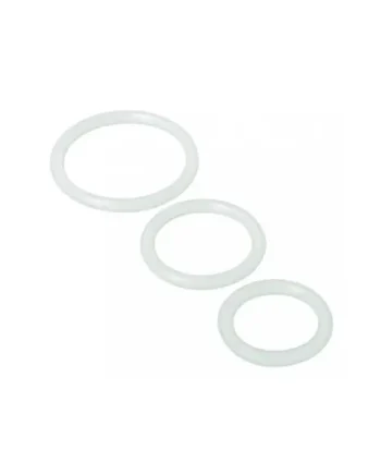 Trinity Silicone Cock Rings, Clear £9.99 Code: SP130-CLR