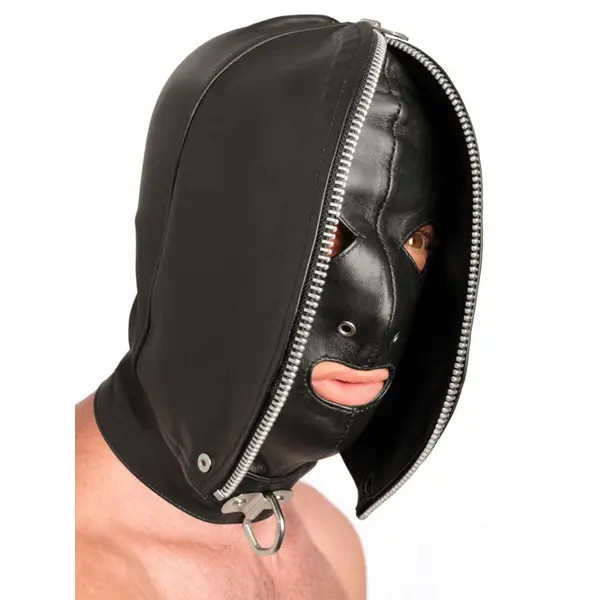 Leather Fly Trap Mask