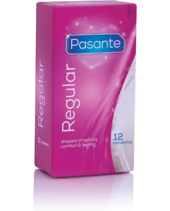 Box of 12 Pasante Regular Condoms