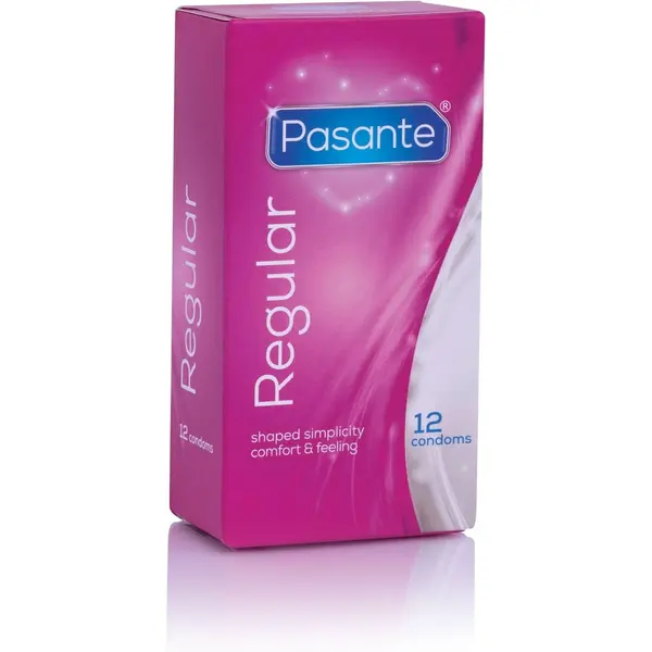 Box of 12 Pasante Regular Condoms