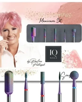 IQ Nails – SENSITIVE SET by Paulina Pastuszak Professional Manicure Kit 5pcs.
