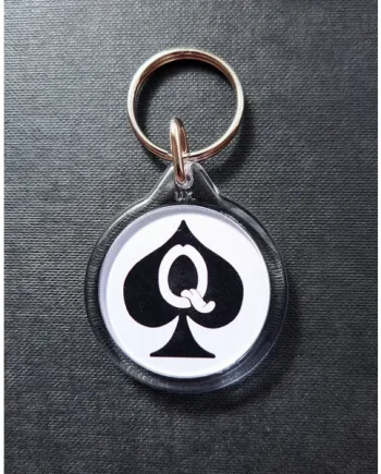 Queen Of Spades Keyring (QOSRK)