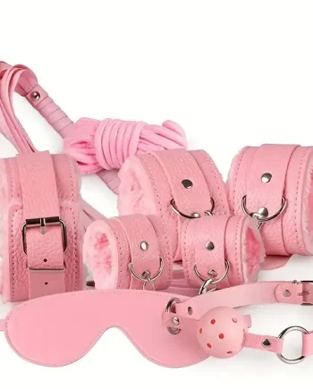 Pink 7 Piece BDSM Starter Kit