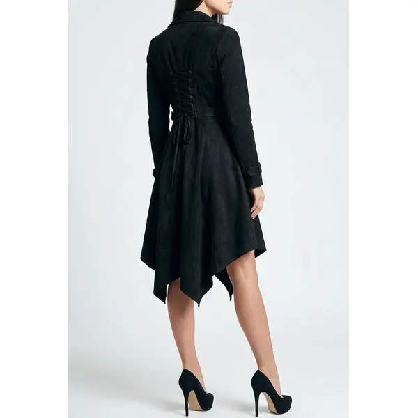 Ladies Coat Gothic Jacket Vintage Corduroy Costume Victorian