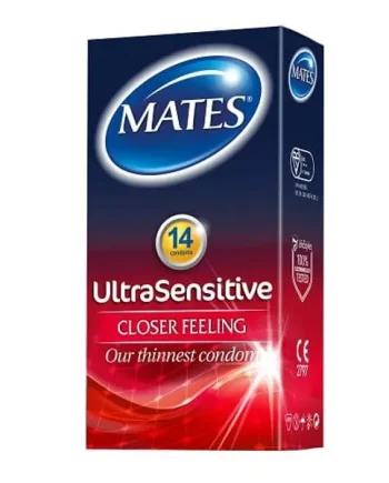 Mates Ultra Sensitive Condoms 14 Pack