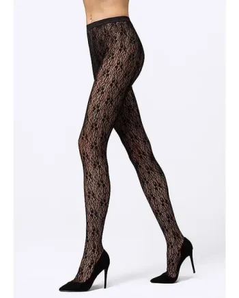 Pierre Mantoux Monica Lace Backseam Tights