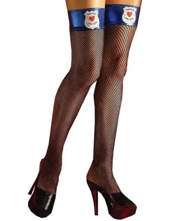Sexy stockings Policewoman