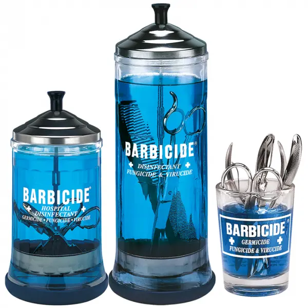 BARBICIDE Disinfectant Glass Jar MEDIUM