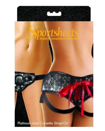 Sportsheets Platinum Lace Corset Strap On