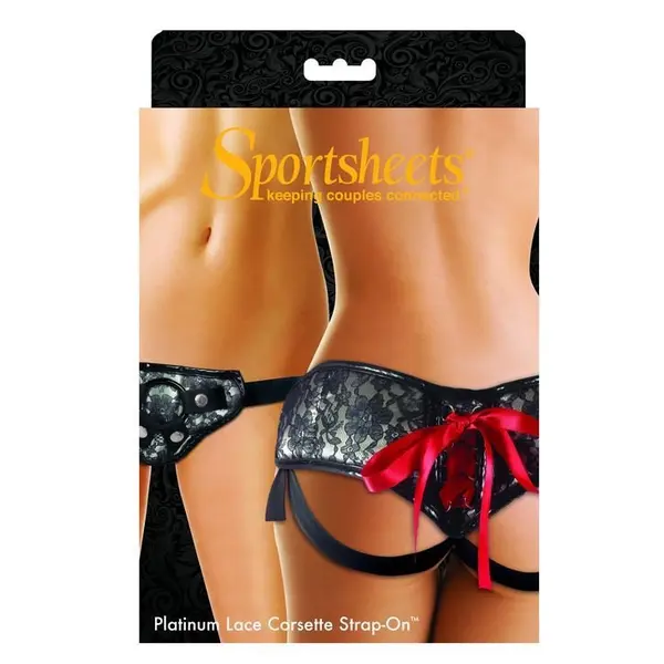 Sportsheets Platinum Lace Corset Strap On