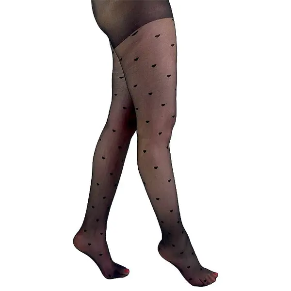 Pamela Mann Sheer Heart Crotchless Tights