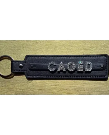 Caged Rhinestone Keyring TCGRK1 (Black)