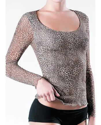 Pierre Mantoux Leopard Top