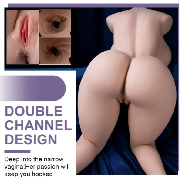 Curvy Queen BBW Life-Size Torso Doll Most Lifelike Pleasure Companion 103lb