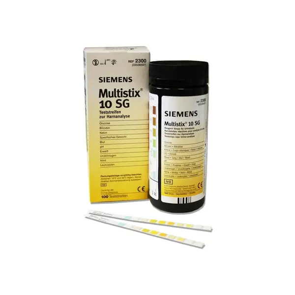 Siemens Multistix 10SG Urinalysis Strips x 100