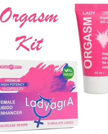 LadyagrA Arousal Capsules for Women - 10 Capsules + Orgasm Lady Gel