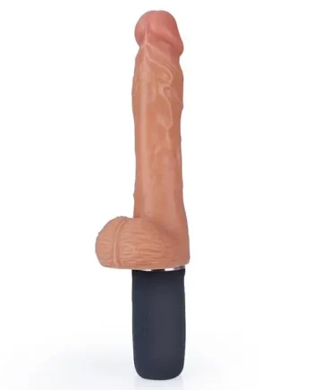 9 Vibrating 3 Rotation Telescopic Wriggle Fantasy Handheld Realistic Dildo