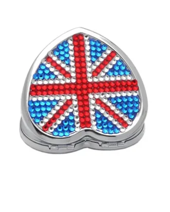 Danielle Creations Union Jack Heart Compact