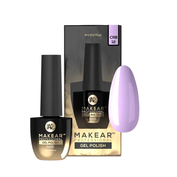 Makear Color RUBBER BASE CRB12 Violet 8ml