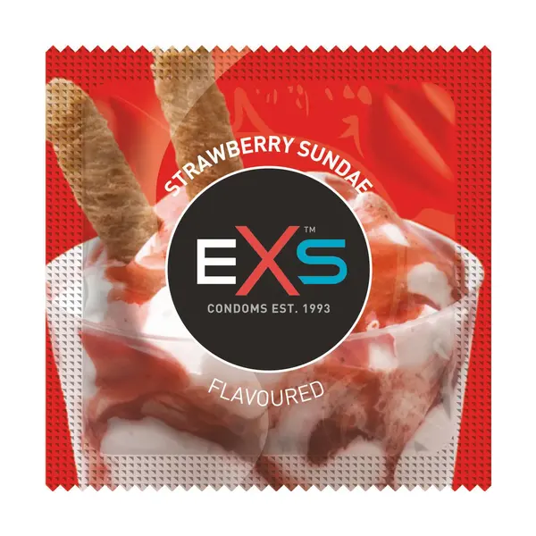 EXS Strawberry Flavoured Condoms