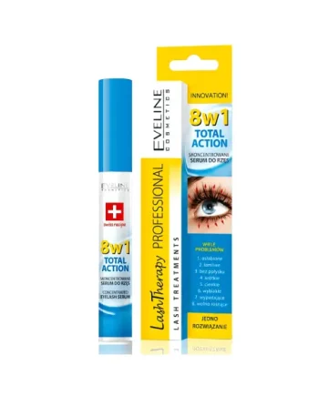 EVELINE Eyelash Therapy Restorative Conditioner Serum 8in1 Eyelashes Growth 10ml