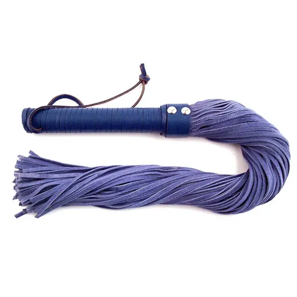 Suede Flogger Leather Handle