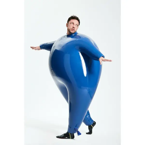 Latex Full Body Spherical Puffy Creative Inflatable Suit