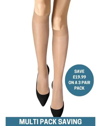 Wolford Satin Touch 20 Knee Highs 3 for 2 Pack