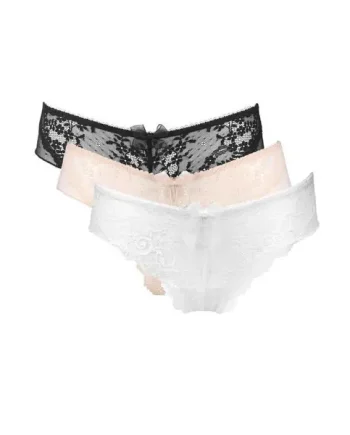 Flora Brazilian Brief 3 Pack - Pearl/Black/White