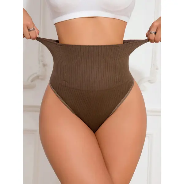 Plain High Waisted Shapewear Bottom