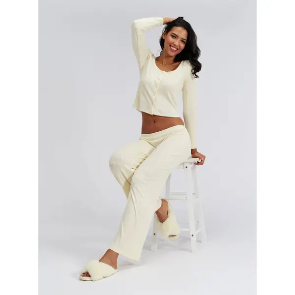 Pointelle cardigan