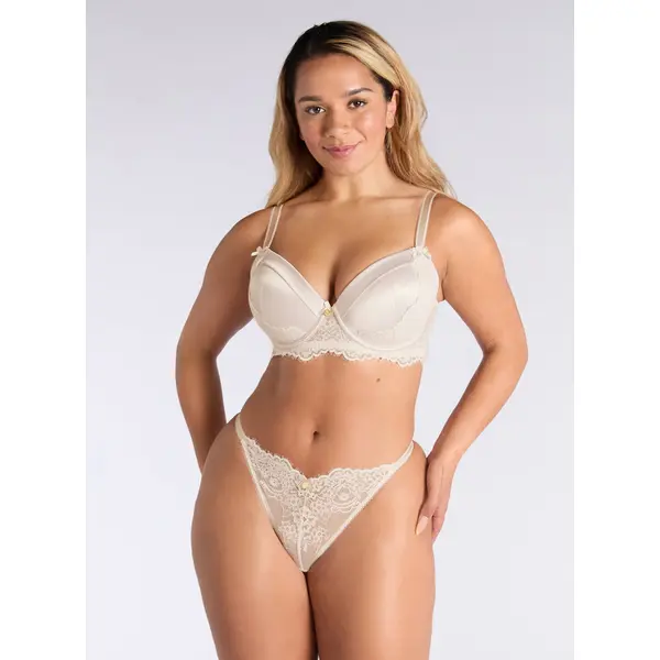 Betsy satin plunge bra