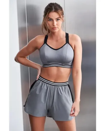 Energy Gym Short - Silver/Black