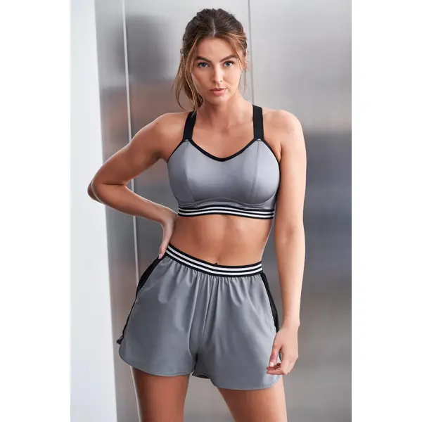 Energy Gym Short - Silver/Black